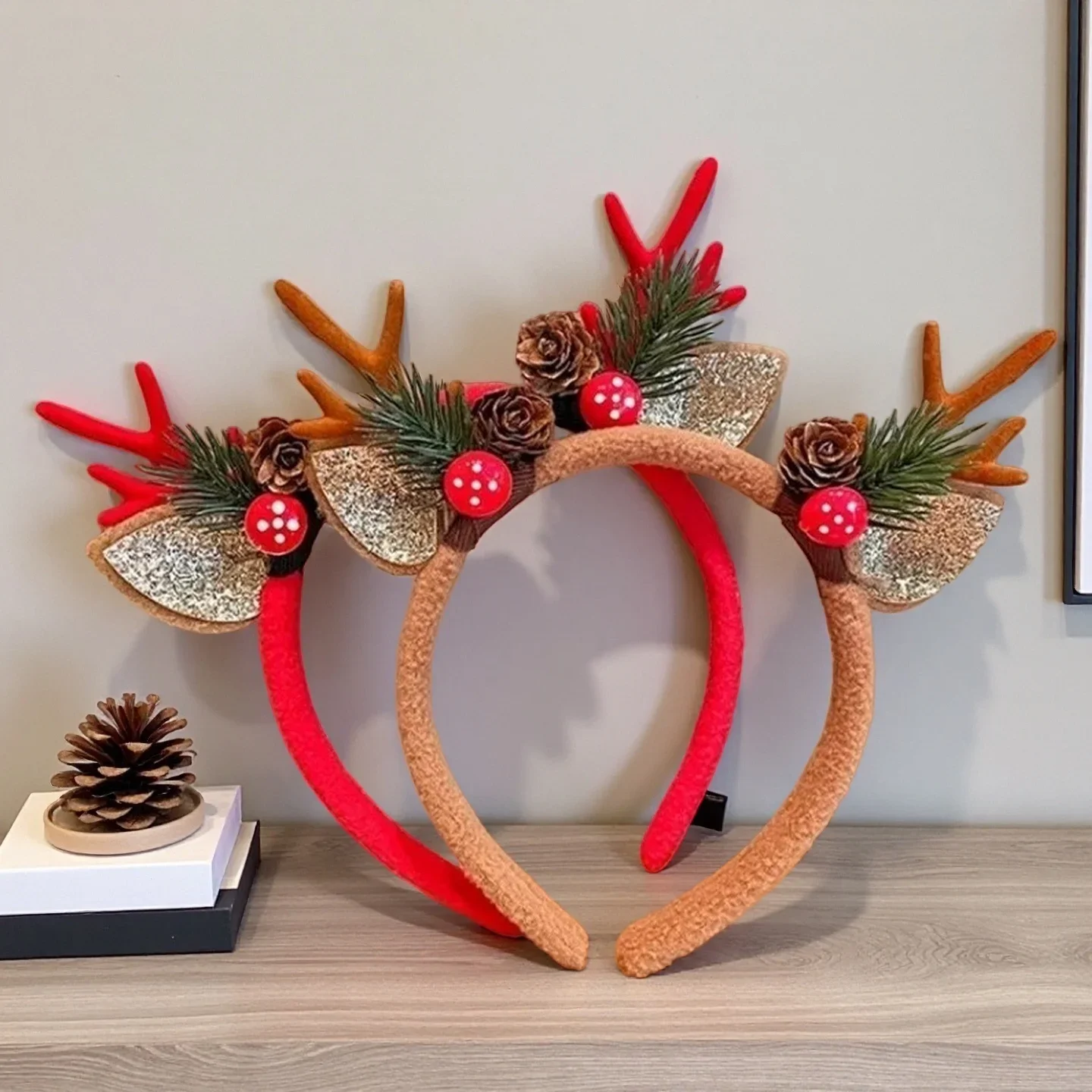 Reindeer Antlers Headband - 1Pc 크리스마스 머리띠 크리스마스 파티 선물