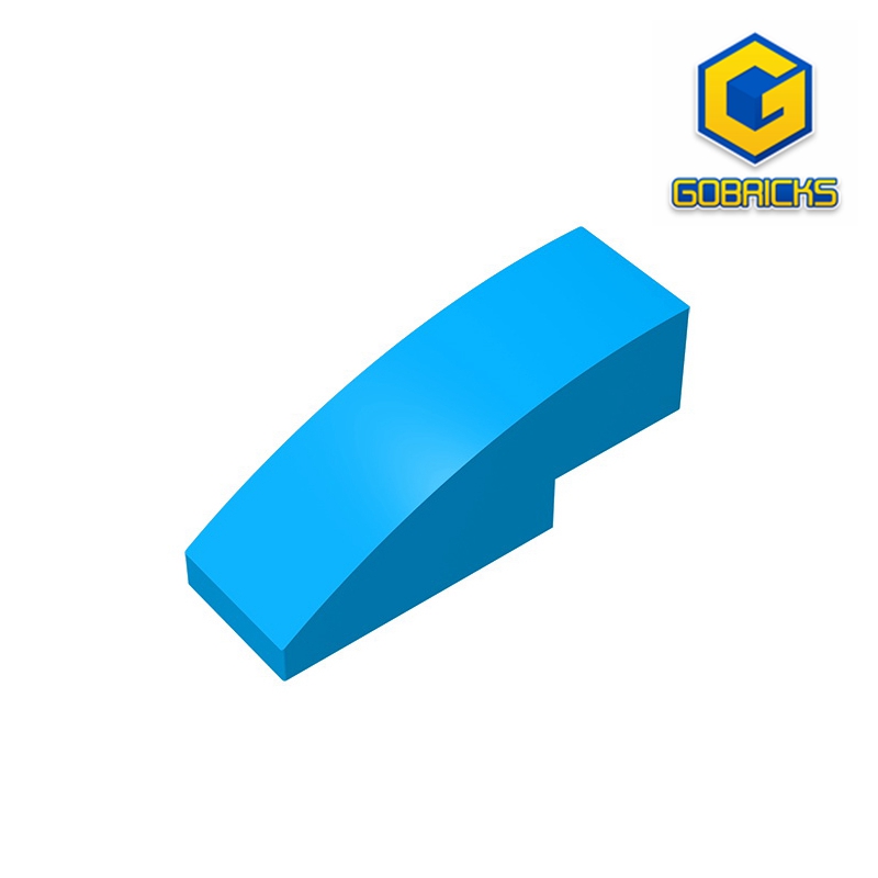 Lego Set City - 고브릭스 50950, 10개입, 곡선형 블록 2x1x2/3,