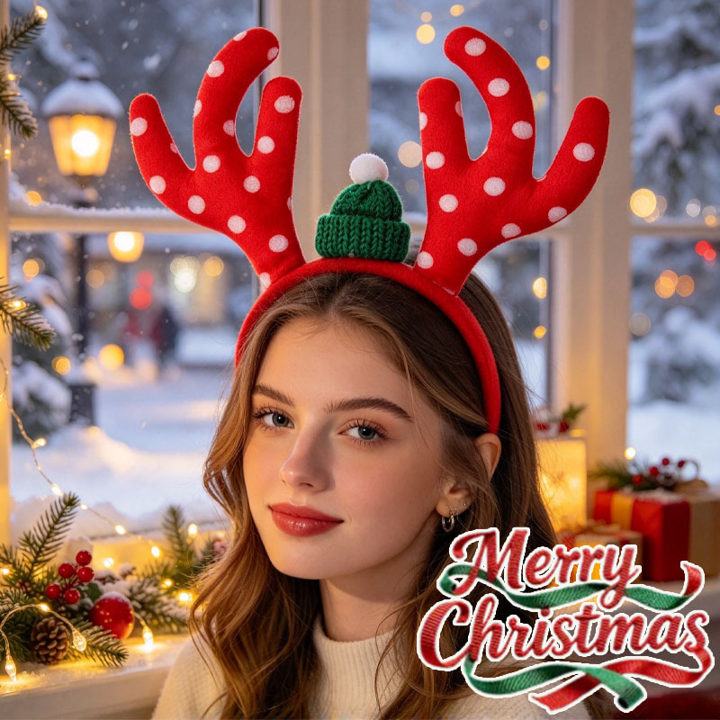 1~5개 세트 크리스마스 사슴 뿔 머리띠, 산타 트리  - Reindeer Antlers Headband 리뷰 및 가격