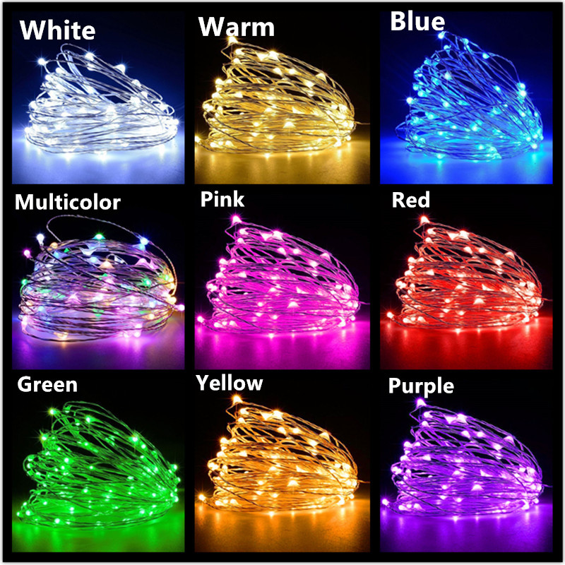 10M 5M 3M 2M 구리선 LED 반짝이 가랜드 배 - Led Fairy String Lights 리뷰 및 가격