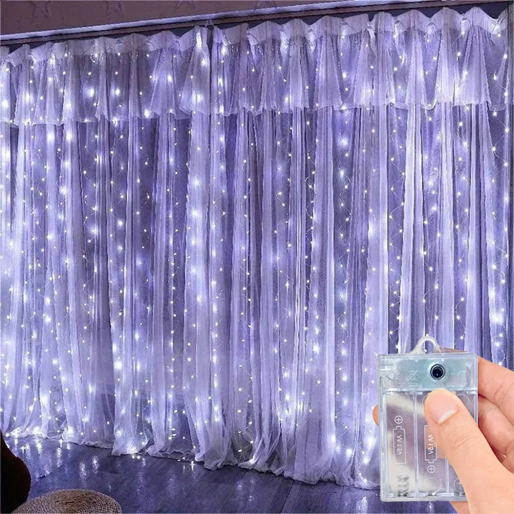 배터리 작동, 3/6m 길이의 커튼형 LED 스트링 조 - Led Fairy String Lights 리뷰 및 가격