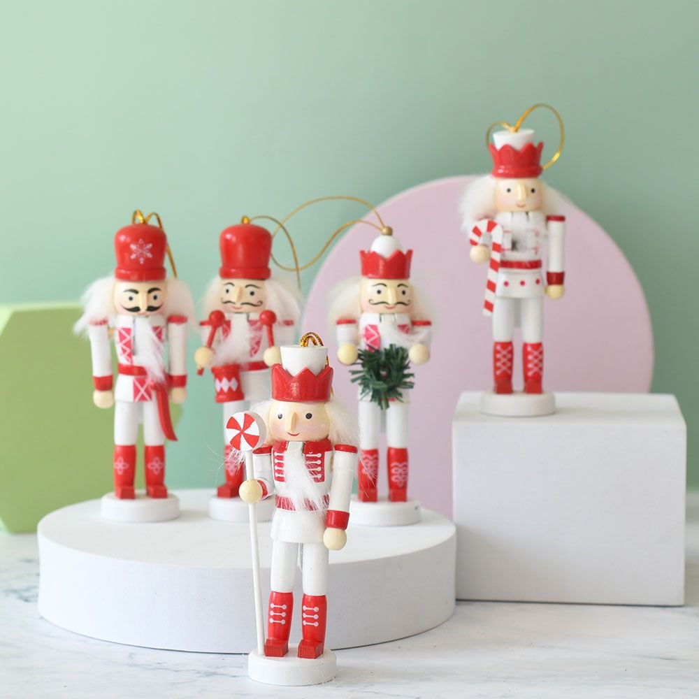 5개 세트, 크리스마스 장식용 수제 크리스마스 견과류  - Nutcracker Figurine 리뷰 및 가격