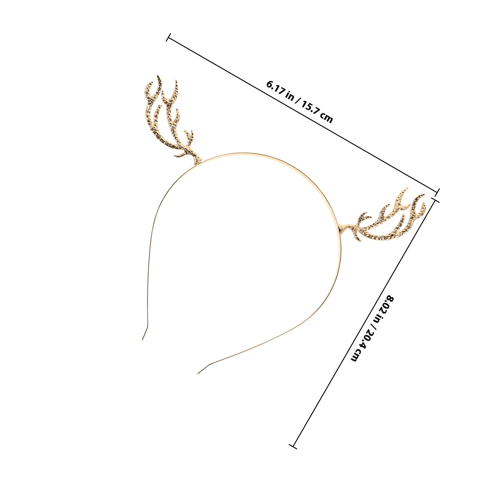 크리스마스 의상용 머리띠, 사슴 뿔 장식, 금속 큐빅  - Reindeer Antlers Headband 리뷰 및 가격
