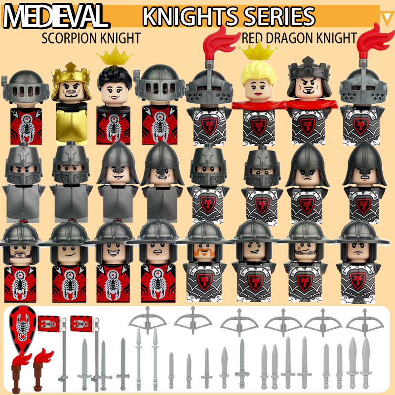 중세 유럽, 중세 로마 전사, 십자군, 템플 기사단,  - Lego Set Technic 리뷰 및 가격