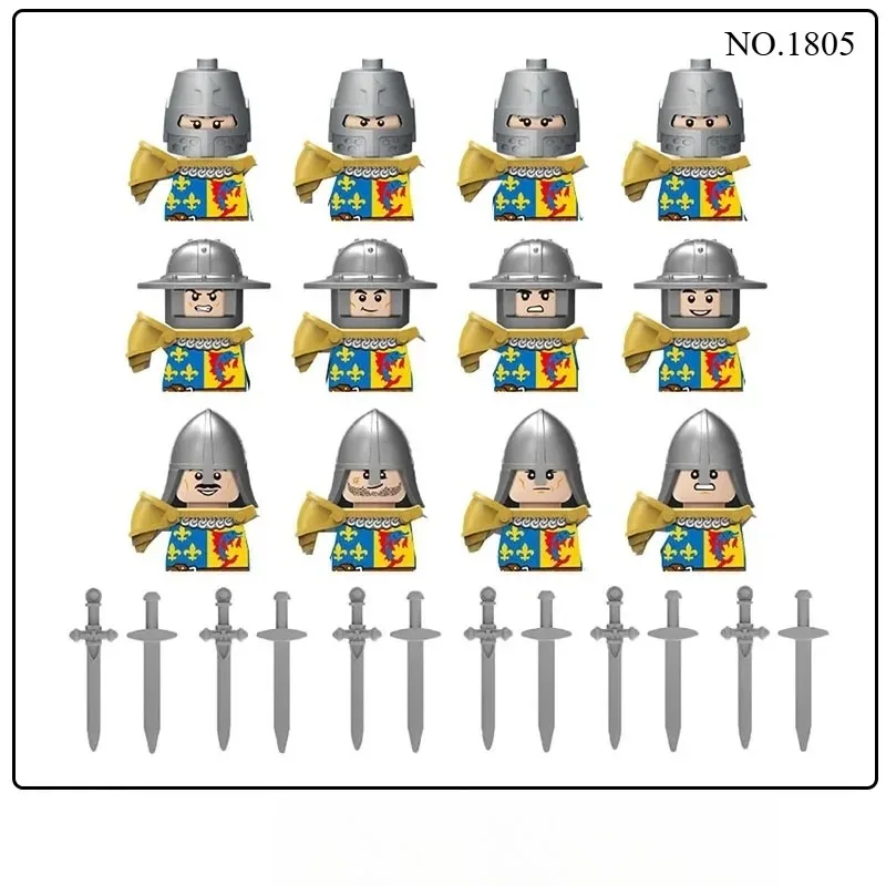 중세 유럽, 중세 로마 전사, 십자군, 템플 기사단,  - Lego Set Technic 리뷰 및 가격