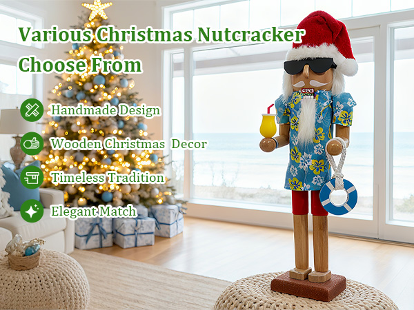 가을 추수감사절을 위한 14인치 나무로 만든 호두까기  - Nutcracker Figurine 리뷰 및 가격